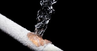 Frozen pipe