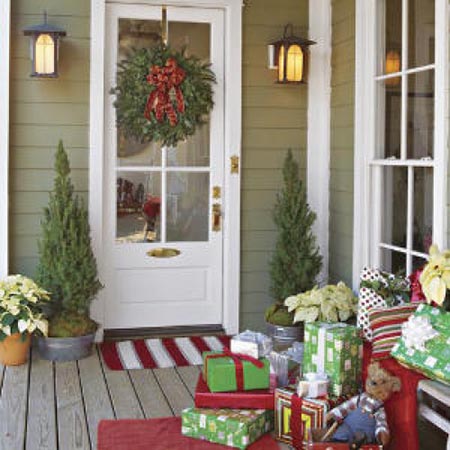 festive door mats