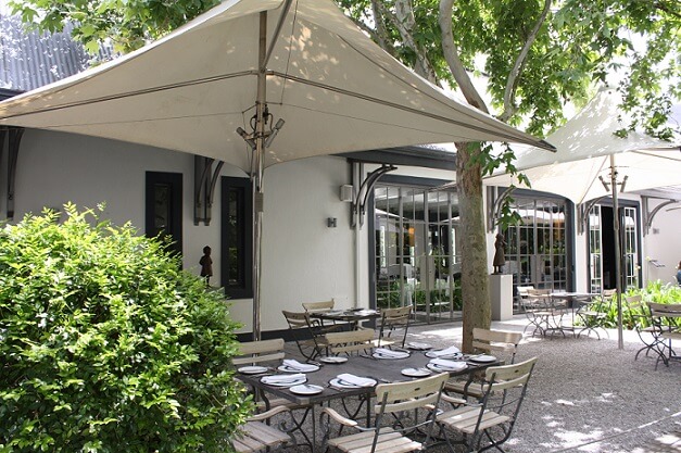 House patio with outdoor eating area