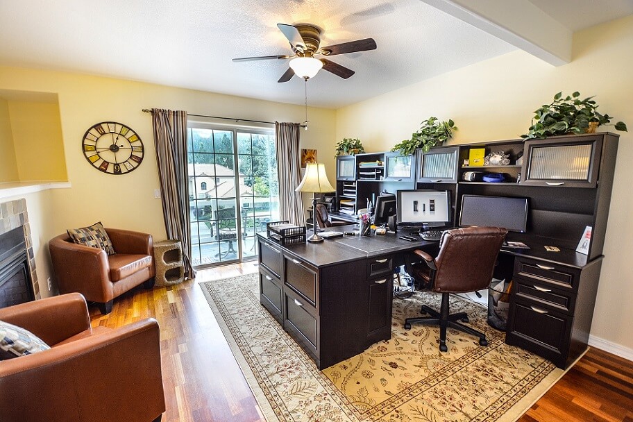 Classic home office look and and desk