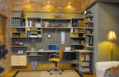 Industrial home office design