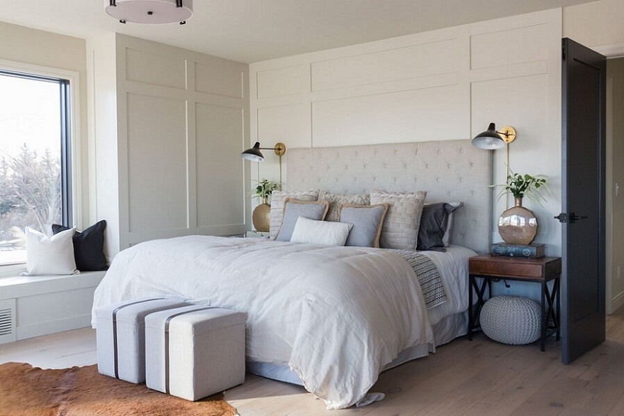 White bedroom