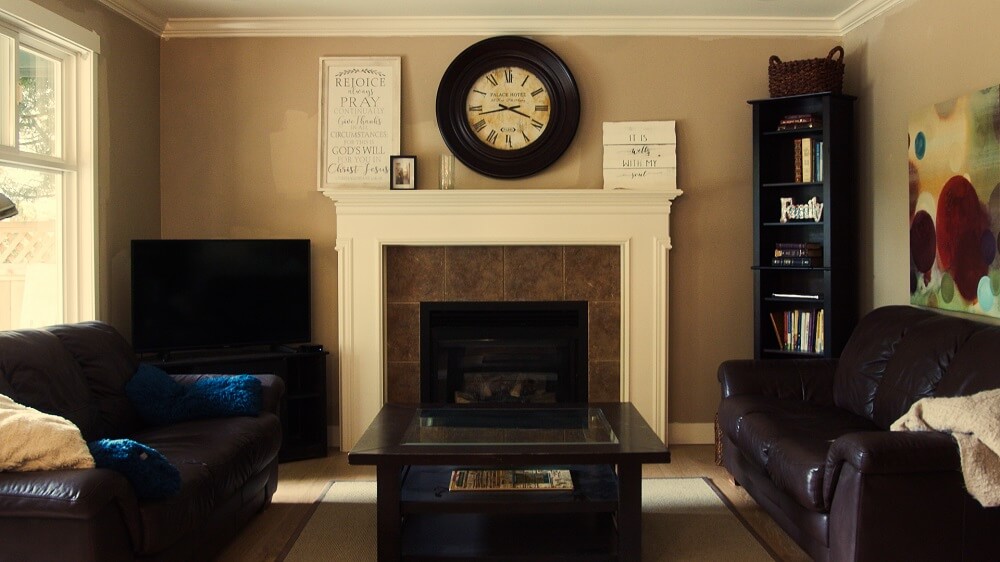 Dark living room