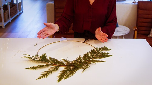 Layerings branches on wreath