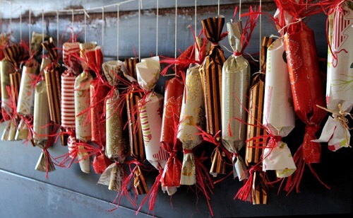 Christmas cracker advent calendar