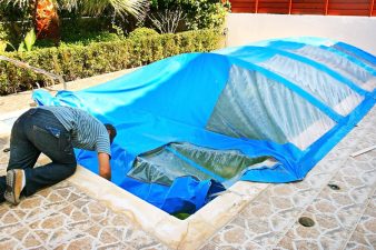 Closing down a home's pool